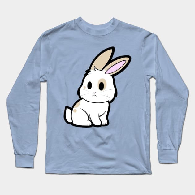 Cream Spotted Bunny Long Sleeve T-Shirt by Firestorm Fox